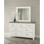 Maple Road Two-tone Triple Dresser - 7 Drwr - Image 9