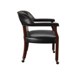 Tournament Game Table And Chairs, 6-piece, Black(table & 4 Side Chairs) - Image 12