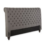 Swanson King Gray Upholsteredheadboard - Image 4
