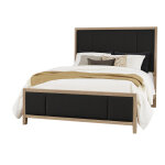 Crafted Cherry Bedroom by Ben & Erin Napier Upholstered Bed-Black Fab - Image 5