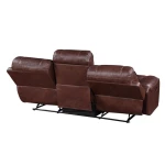 Keily Sofa, Manual Reclining, Drop-down Console, Brown - Image 14