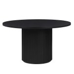 Colvin 5-piece 52-inch Round Dining Set, Black - Image 10