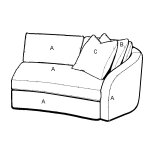 2239-06 RHF Loveseat