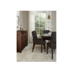 Crafted Cherry Dining by Ben & Erin Napier UPH SIDE CHAIR BLACK FABRIC - Image 5