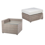 Tamyra Resin Wicker Side Table & Ottoman - Image 12