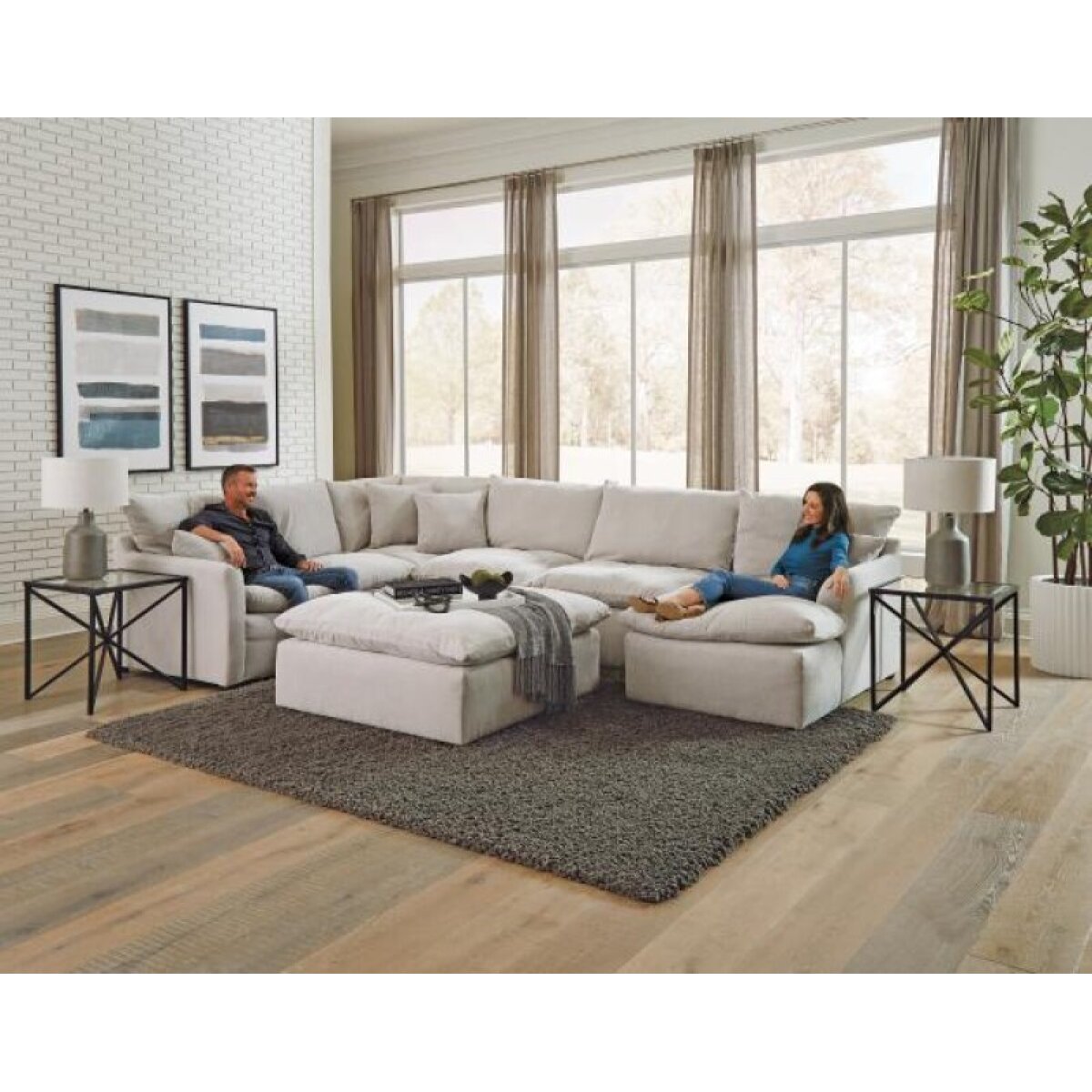 35f04bfc1fe3ce53bfe71f4b9ed7c12c Harper 1345 Cocktail Ottoman 40" - Image 1
