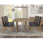 Orinda 5-piece 72-108-inch Dining Table Set With 4 Side Chairs - Image 4
