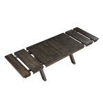 Riverdale Dining Table Top W/2 – 12-inch Leaves, Black - Image 9