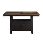 Bermuda 60-80″ Storage Counter Table With 20″ Leaf - Image 13