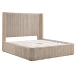 Henry Queen Footboard With 13 Slat Support System, Tan Finish - Image 7