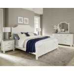Maple Road Two-tone Scalloped Bed in Cal King - 116-667-766-944-MS2 - Image 5