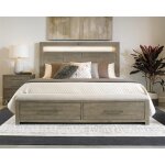 Intrigue King Led Panel Bed - Image 9