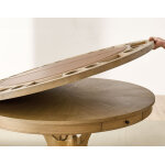Rylie Counter Trestle Table Base, Caramlel Finish - Image 5