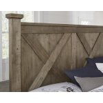 Cool Rustic Cal King X Bed With X Footboard - Image 5