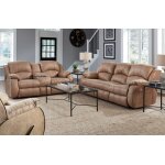 Cagney Double Reclining Power Headrest Loveseat with Console - Image 4