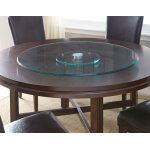 Avenue 40-inch Lazy Susan, 12mm Triple Edge Tempered Glass - Image 3