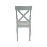 Darcy Solid Wood Side Chair, Mint Green And Parchment Finish - Image 7