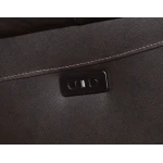 Alexandria Right-arm-facing Leather Recliner With Power Footrest, Chocolate - Image 11