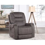Brisbane Power Lift Chair W/three Heat Zones, Stone - Image 20
