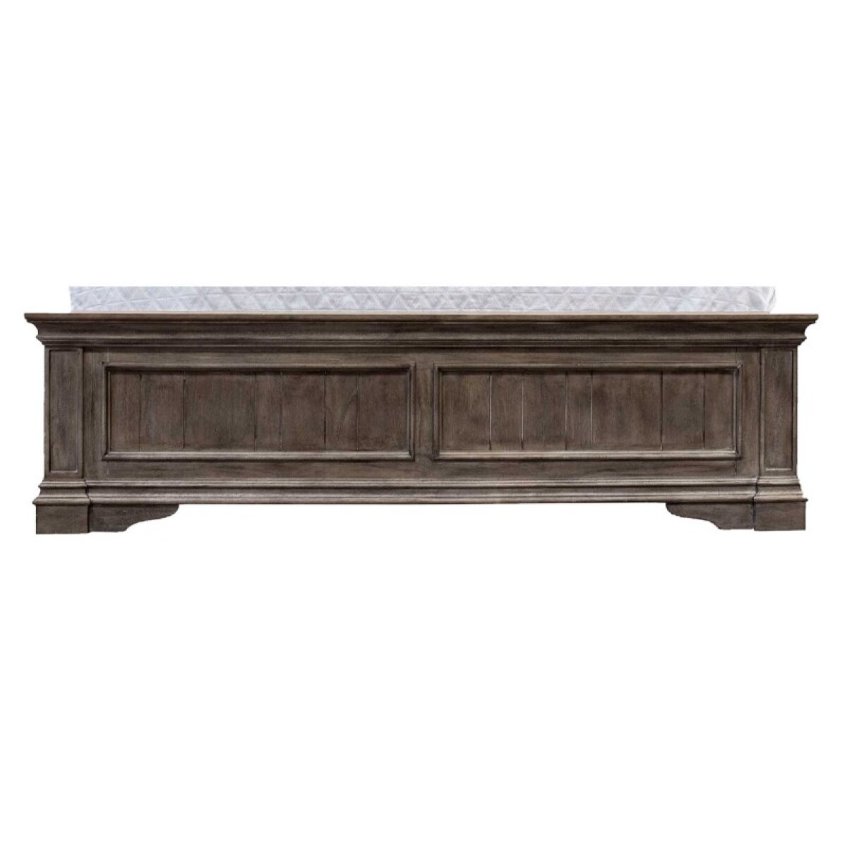 405c80ec8d21a2031ad4d4237b7d9e32 Highland Park Queen Footboard, Waxed Driftwood - Image 1