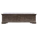 Highland Park Queen Footboard, Waxed Driftwood