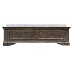 Highland Park Queen Footboard, Waxed Driftwood