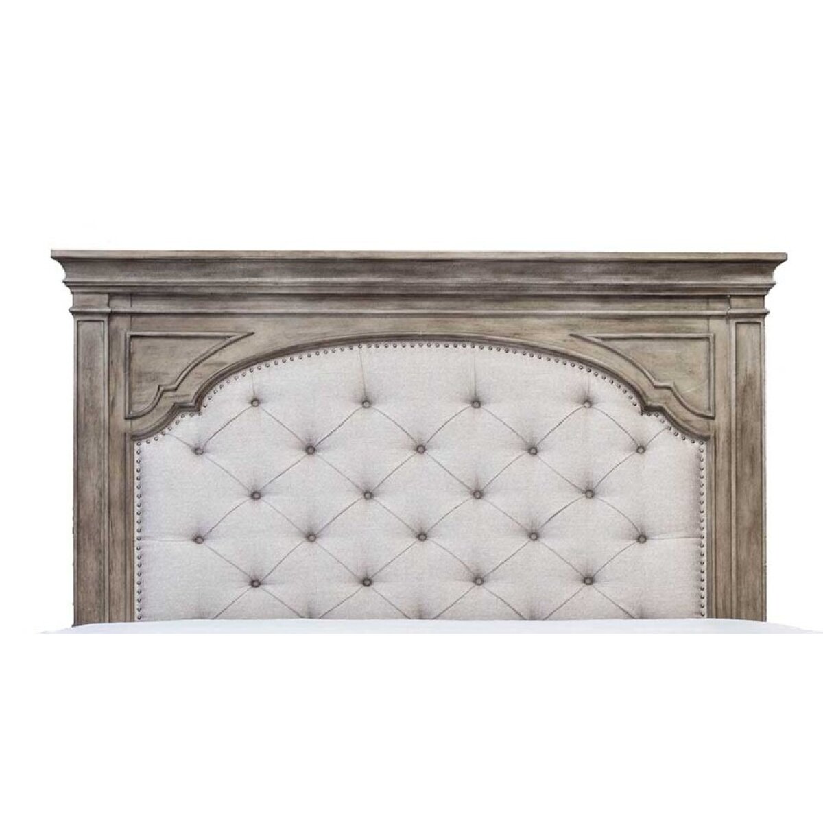 41bfec675504176d46d88d3d002e3a8d Highland Park Queen Headboard, Waxed Driftwood - Image 1
