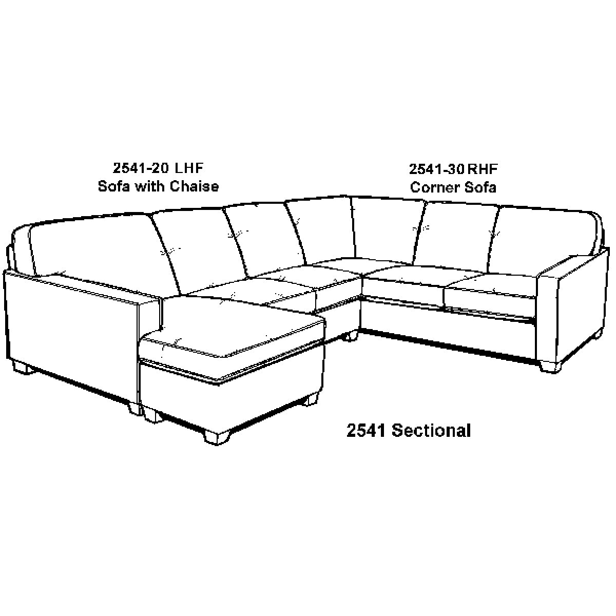 427378ce4edf94a409f8fda2e50c929e 2541-01 Sofa - Image 1