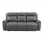 Gaston Sofa, Manual Reclining, Drop-down Console - Image 4