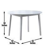 Naples 42-inch Drop-leaf Dining Table - Image 9