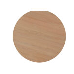 Crafted Cherry Dining by Ben & Erin Napier 60 inch ROUND TABLE w/ Metal Base - Image 5