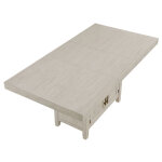 Garland 60-80″ Counter Table With 20″ Leaf, Greige Finish - Image 23