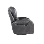Keily Recliner, Manual Swivel, Glider, Grey - Image 8