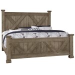 Cool Rustic Queen X Bed With X Footboard