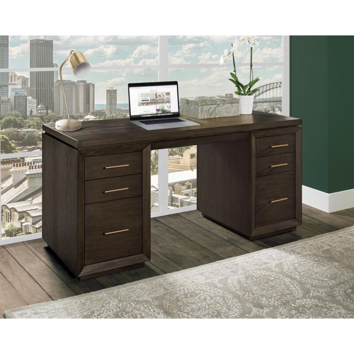 45eeb8782be08e4081fd66e7141e795f Executive Desk - Image 1