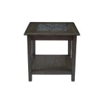 Grey Mosaic End Table
