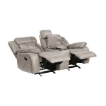 Tyson Console Loveseat, Manual Reclining, Glider - Image 4