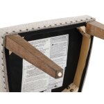 Riverdale Trestle Table With 4 Upholstered Side Chairs - Image 9