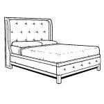 BASERAIL200Q Fabric Footboard