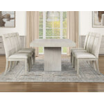 Garland 5-piece Dining Set, Distressed Greige Finish - Image 21