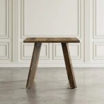 Reclamation Salvaged Wood Counter Table - Image 4