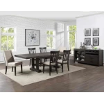 Napa 7-piece Dining Set(table, 2 Upholstered & 4 Side Chairs)