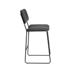 Tribeca 30″ Commercial Grade Bar Stool, Black - Image 4
