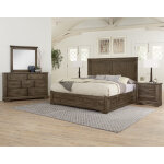 Cool Rustic Nightstand - 3 Drawers - Image 10