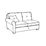 2579 LHF Loveseat