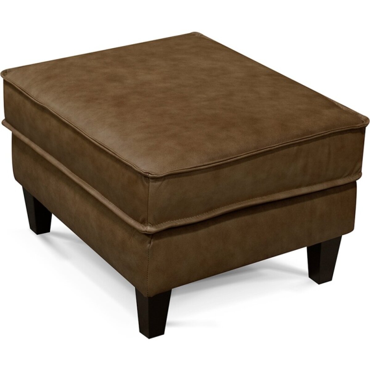 4b5932fbe37fd8c8b083fd4698c2b6d1 Bailey Leather Ottoman - Image 1