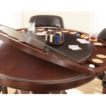 Tournament Game Table And Chairs, 6-piece, Black(table & 4 Side Chairs) - Image 4