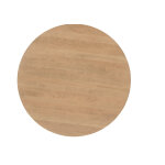 Crafted Cherry Dining by Ben & Erin Napier 48 inch ROUND TABLE w/ Metal Base - Image 8