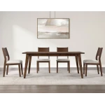Canton 5-piece 72″ Side Chair Dining Set - Image 2