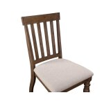Joanna Side Chair, Brown - Image 8
